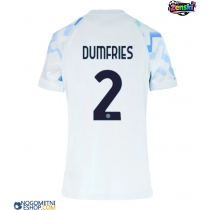 Ženski Nogometni dresi Inter Milan Denzel Dumfries #2 Gostujoči 2025-26 Kratek Rokav